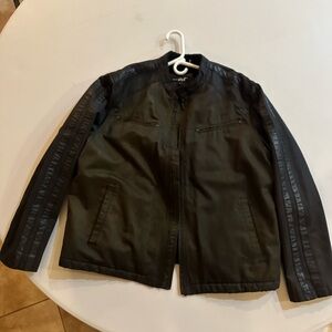 Black Rivet Leather jacket